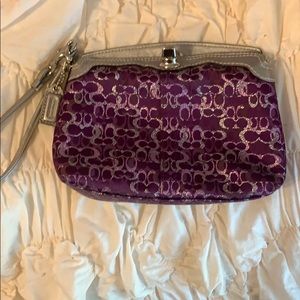 Coach wristlet